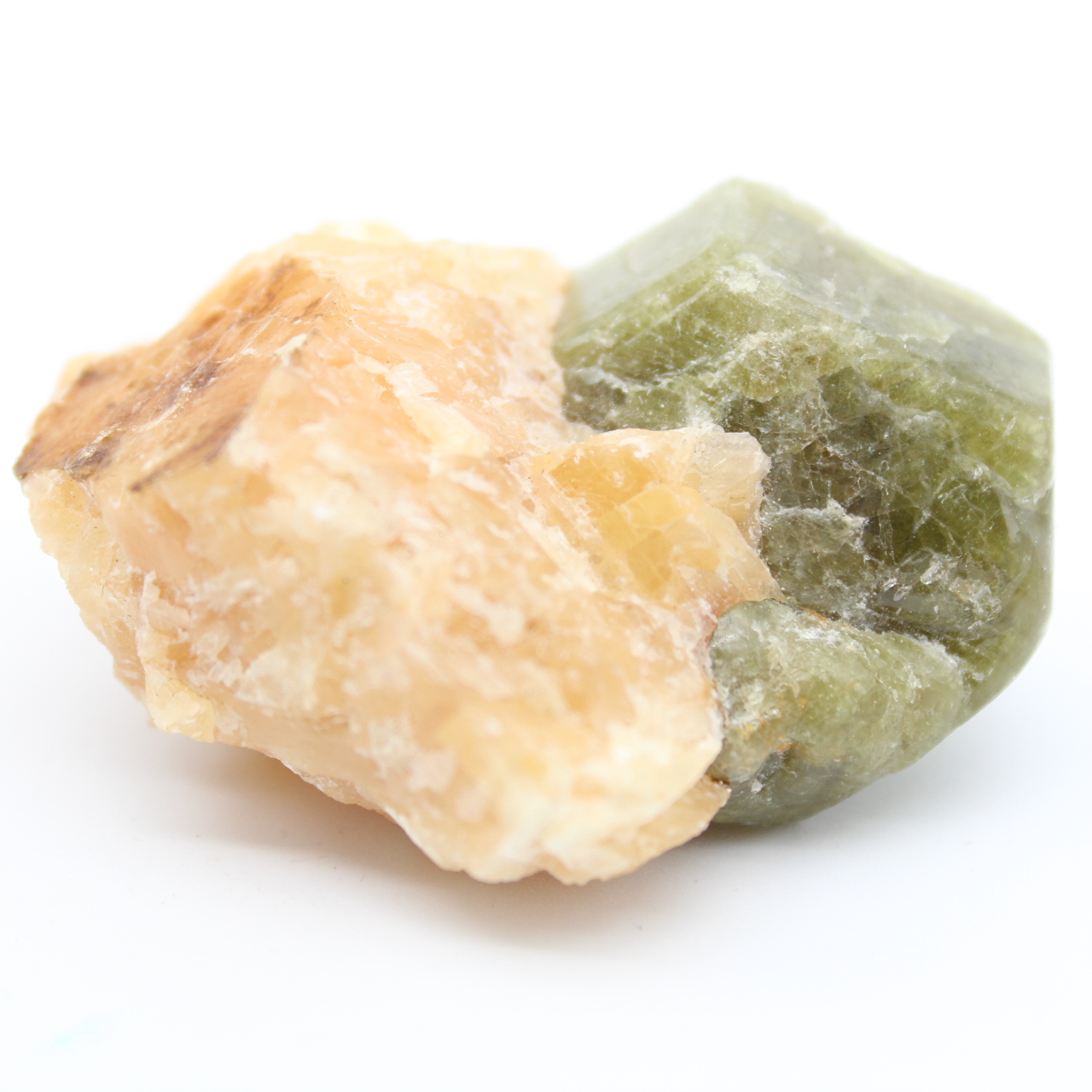 Grote groene demantoïde granaat