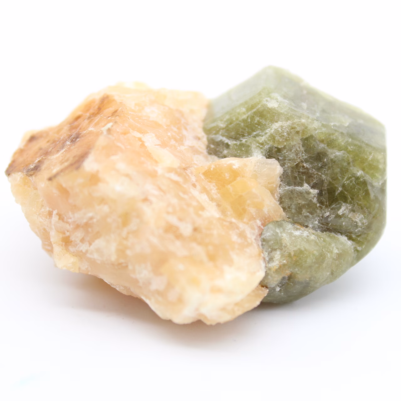 Grote groene demantoïde granaat