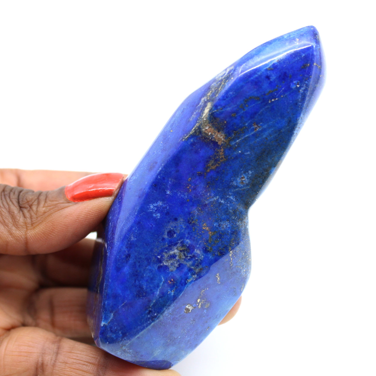 Gepolijste lapis lazuli om af te halen