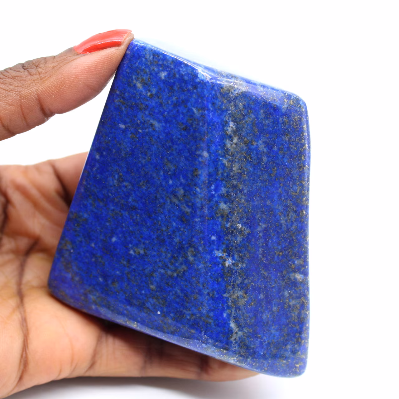 Gepolijste lapis lazuli siersteen