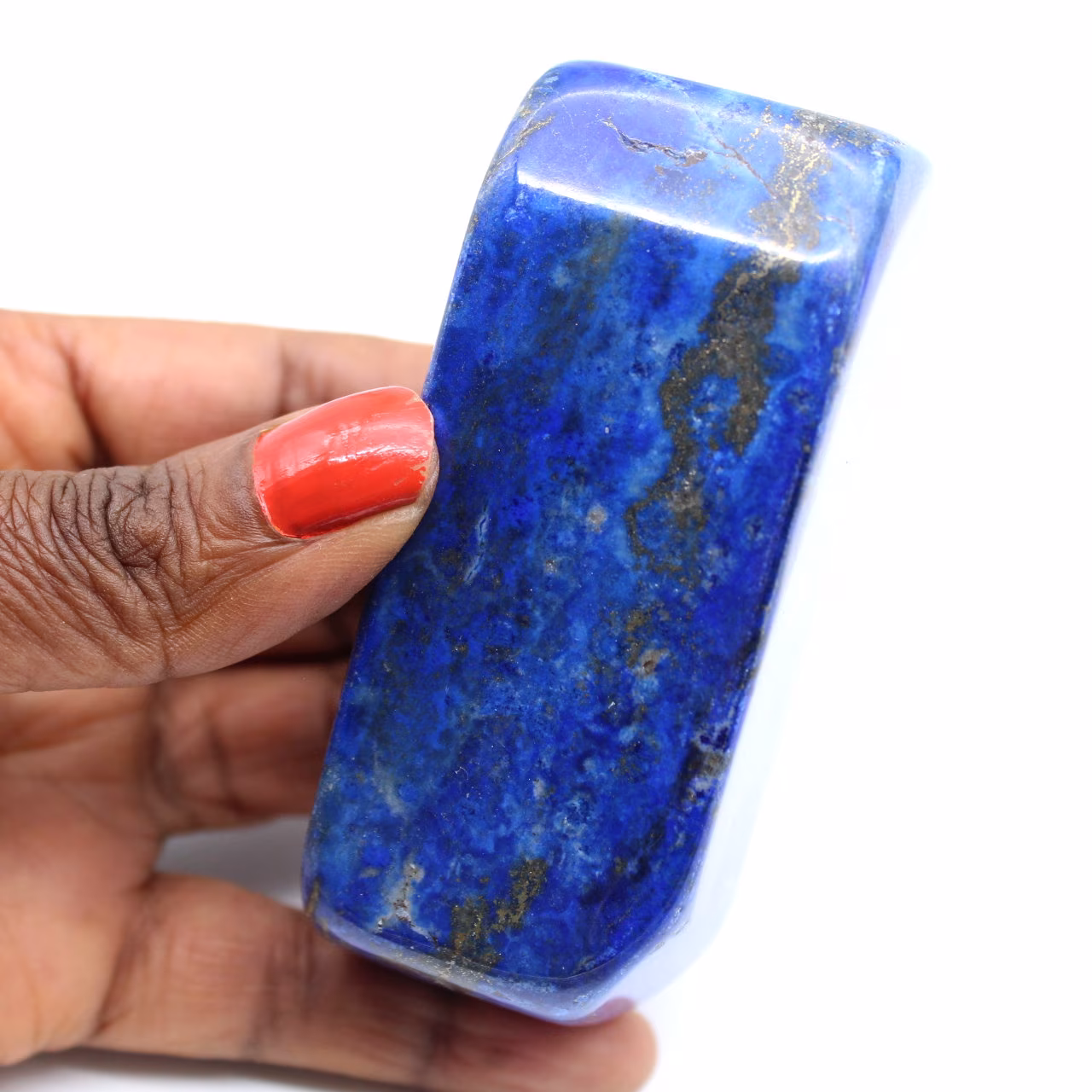 Lapis lazuli gepolijste steen