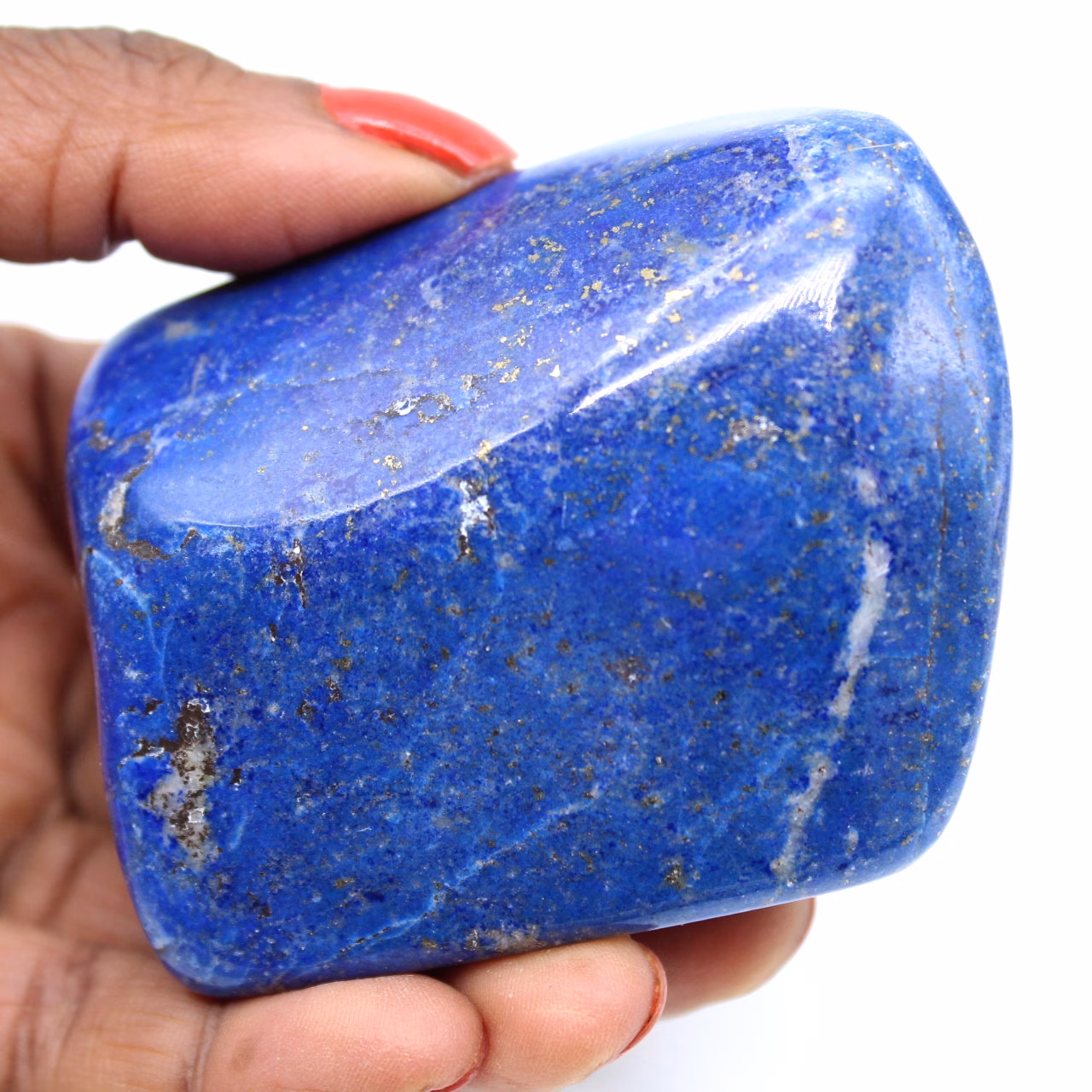 Gepolijste lapis lazuli siersteen