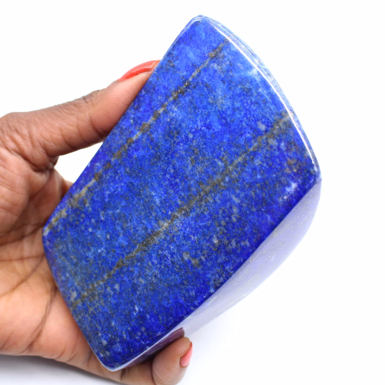 Natuurlijke gepolijste lapis lazuli steen