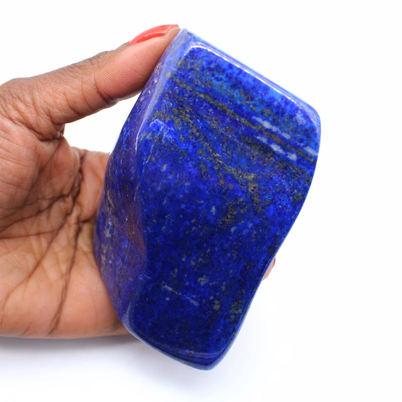 Vrije vorm in Lapis-lazuli