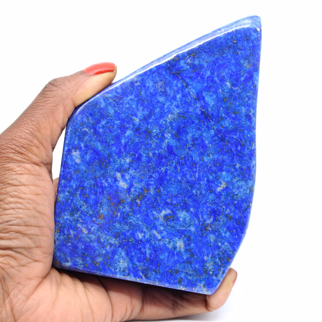 Natuurlijke gepolijste lapis lazuli steen