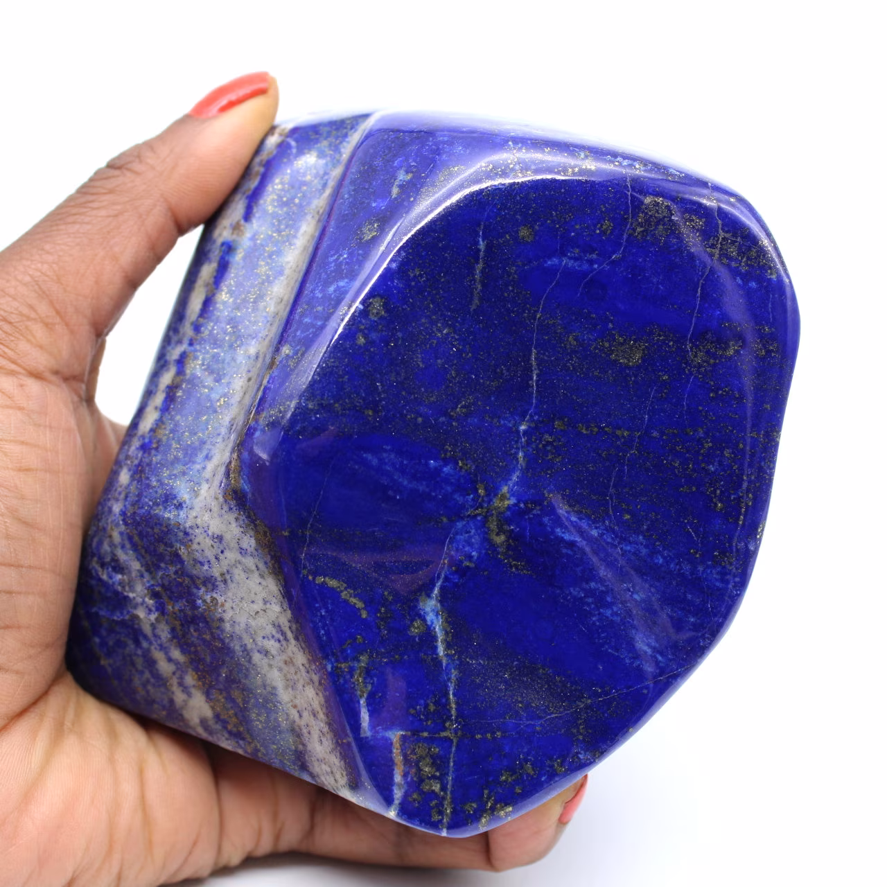 Grote sier gepolijste Lapis Lazuli steenuli