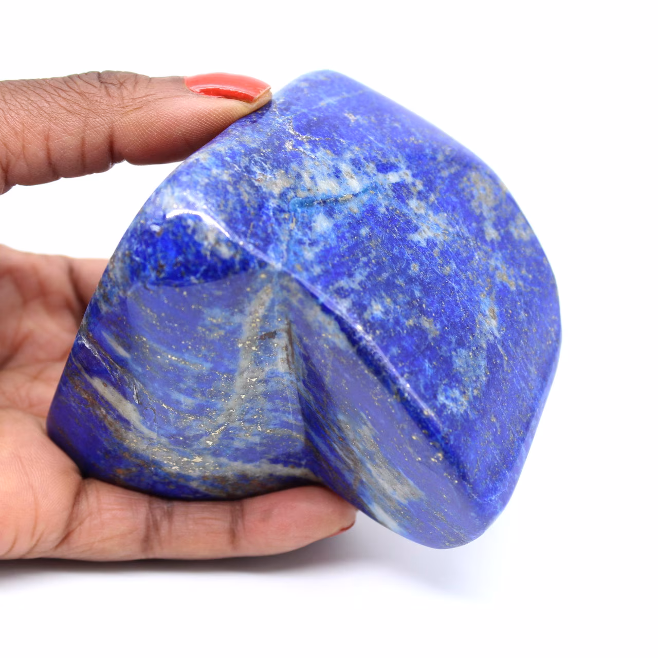 Natuurlijke gepolijste lapis lazuli steen