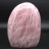 Gepolijst rozenkwartsblok - 0