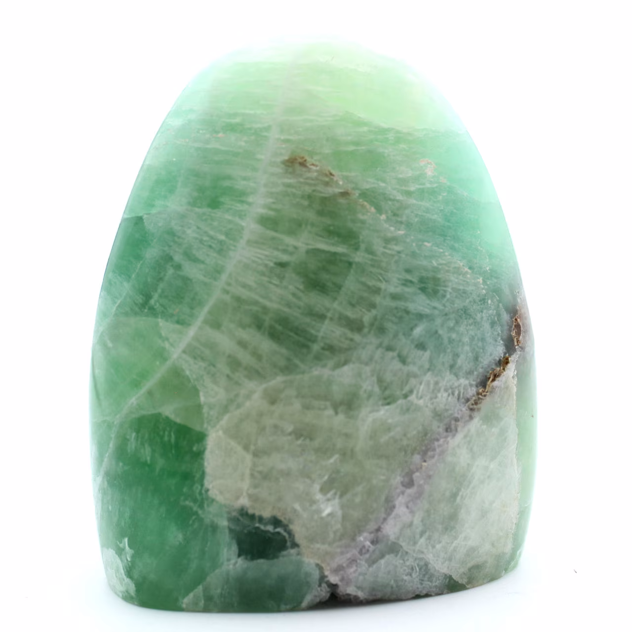 Groene fluoriet decoratiesteen