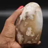 Agaat bloem siersteen uit Madagascar - 1