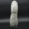 Natuurlijke grijze jaspissteen met lint - 2