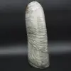 Natuurlijke grijze jaspissteen met lint - 4