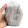 Natuurlijk grijs lint jaspis voor ornament - 0