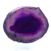 Violette agaatsteen uit Brazilië - 0