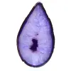 Decoratieve steen in paarse agaat - 0
