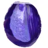 Violette agaatsteen uit Brazilië - 0