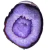 Violette agaatsteen uit Brazilië - 0