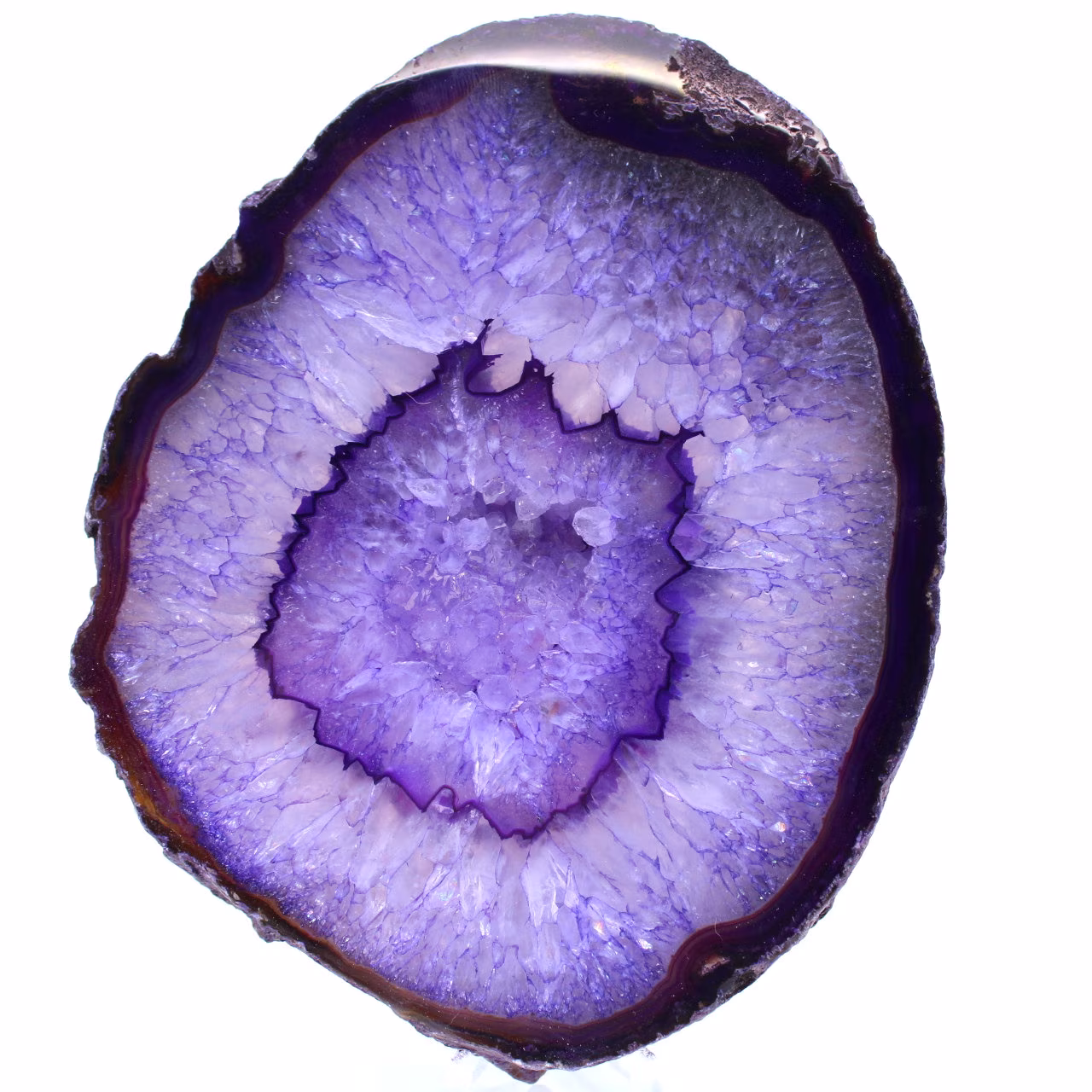 Violette agaatsteen uit Brazilië