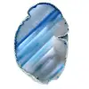 blauwe agaat steen - 0