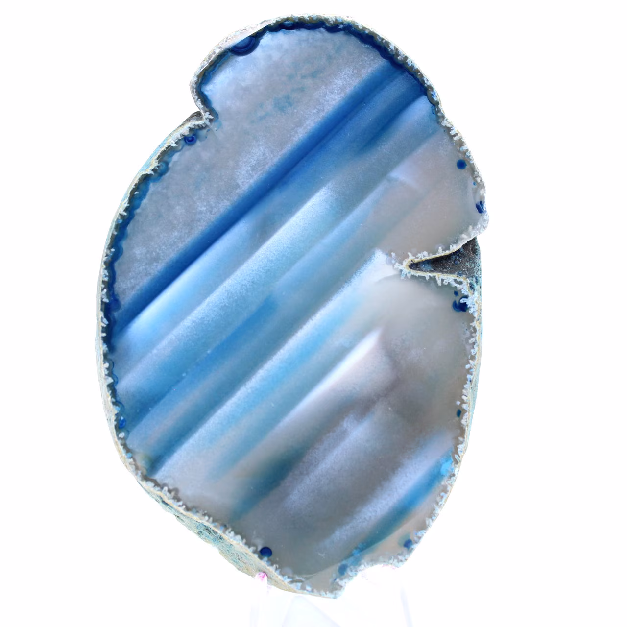 blauwe agaat steen