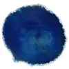Plakje mineraal blauwe agaat - 0
