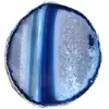 Mineraal blauwe agaat decoratie - 0