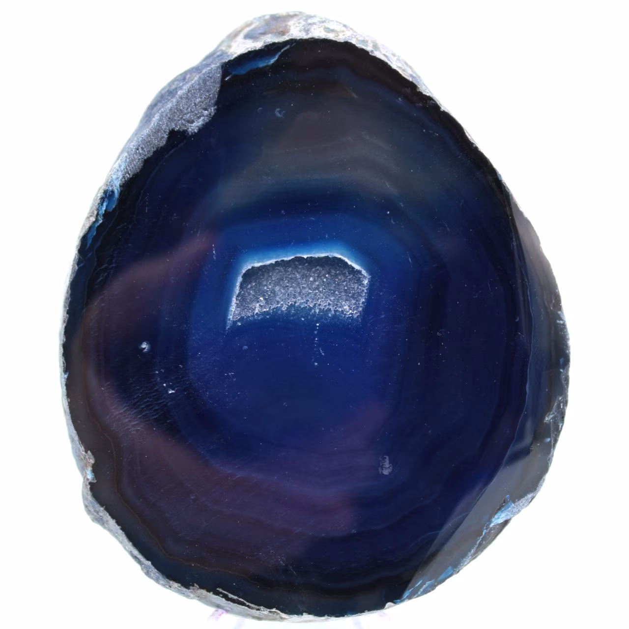mineraal blauwe agaat