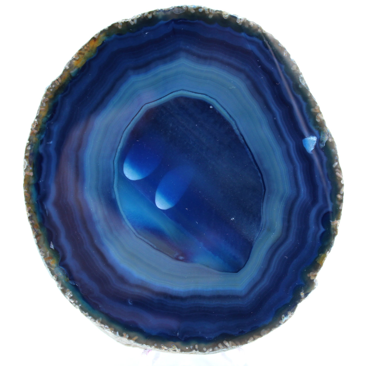 mineraal blauwe agaat