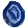 blauwe agaat steen - 0