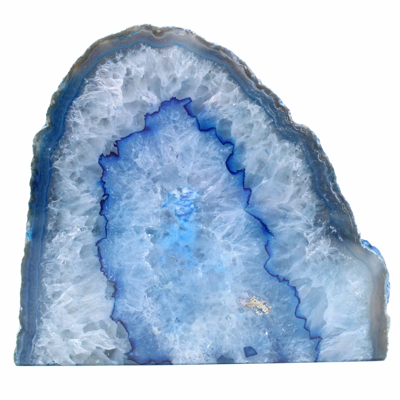 Decoratieve blauwe agaat