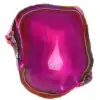 roze agaat steen - 0
