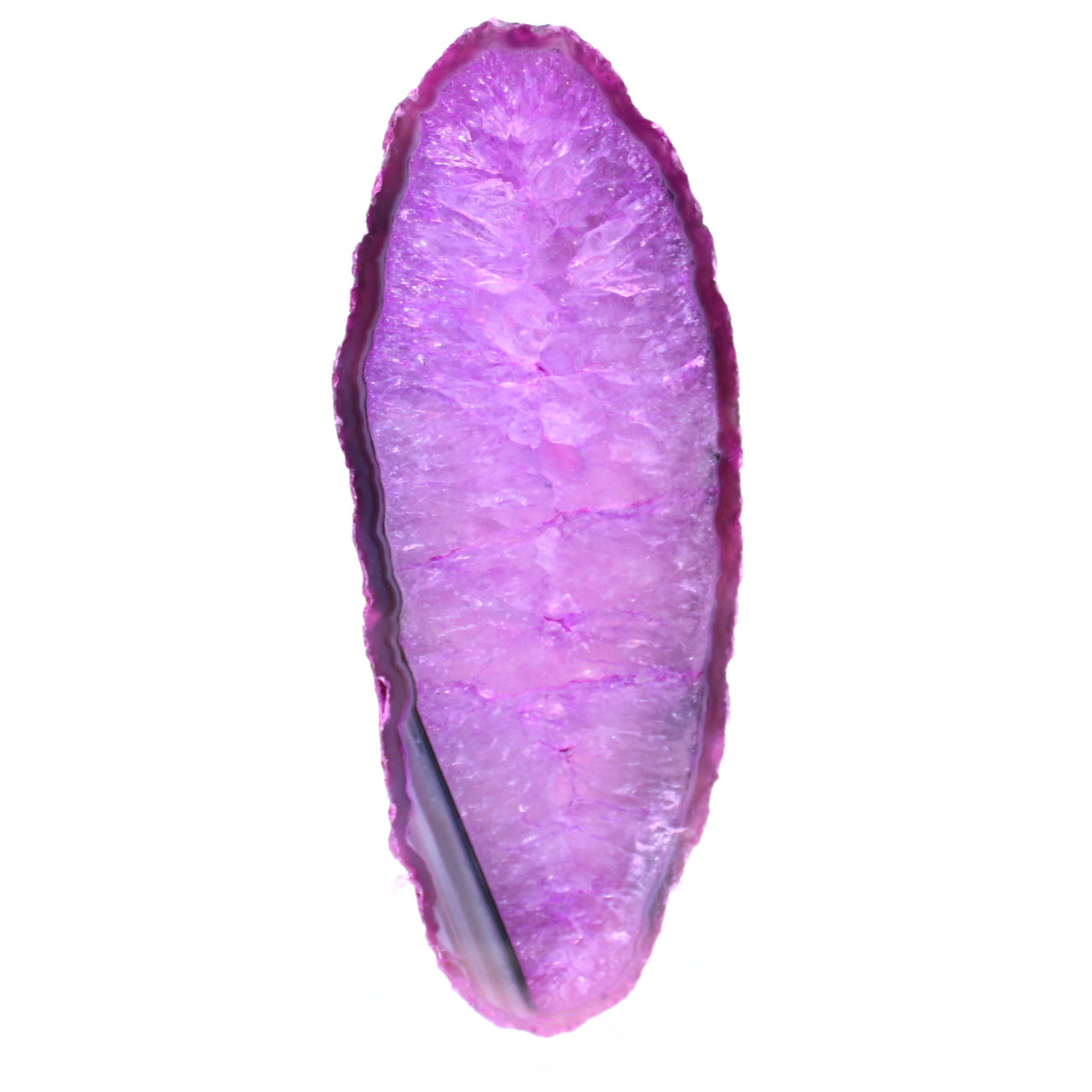 Plakje roze sieragaat