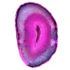 Decoratieve steen in roze agaat - 0