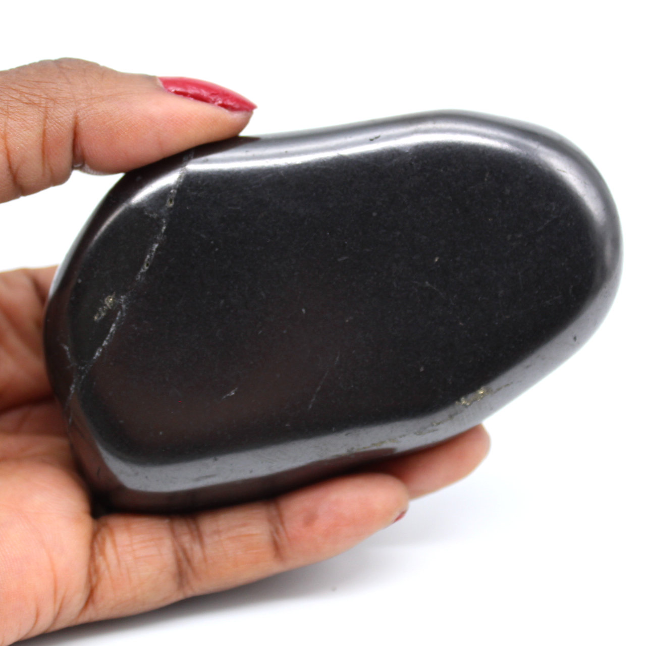 Gepolijste shungite steen