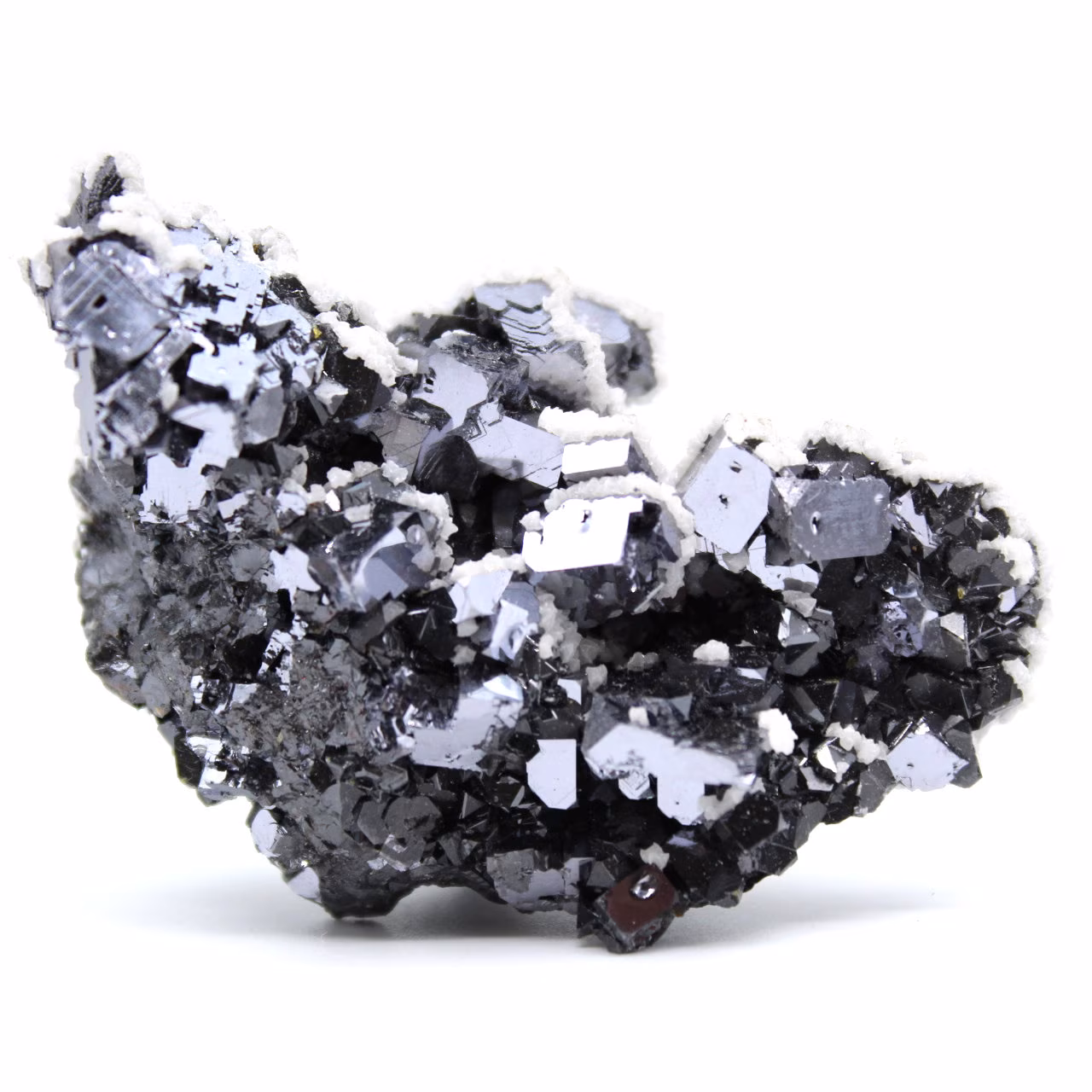 Sphaleriet, galena en calciet uit Bulgarije