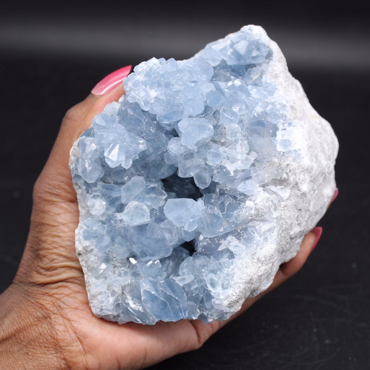 Blauw gekristalliseerd celestiet