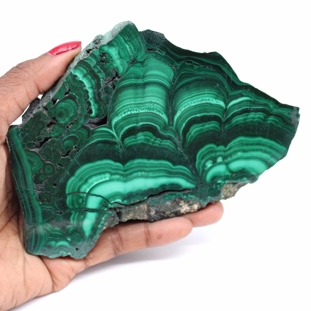 Tranche de malachite