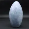 Blauwe calciet gepolijste steen - 1