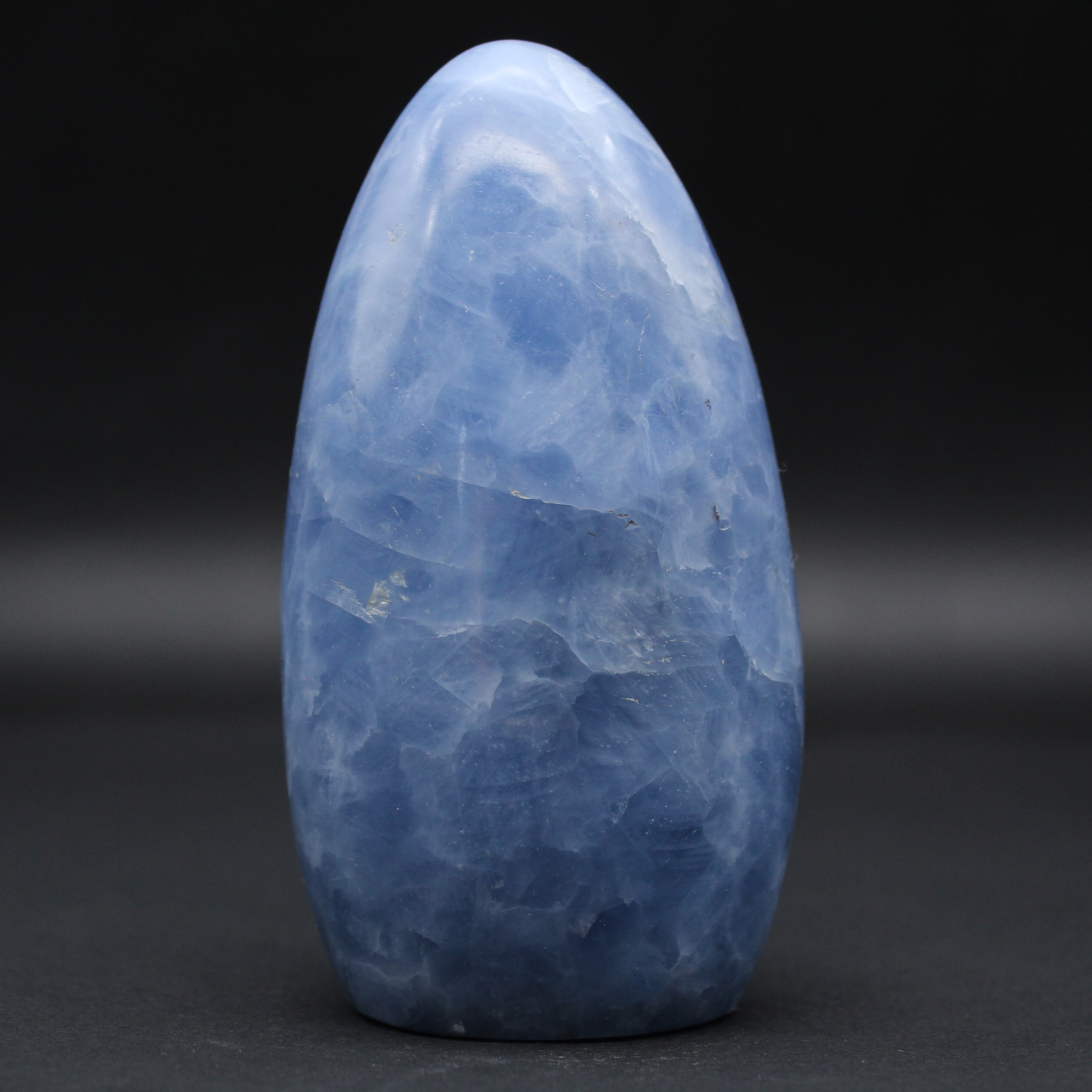 gepolijst blauw calciet