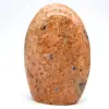 Oranje calciet gepolijste steen - 2