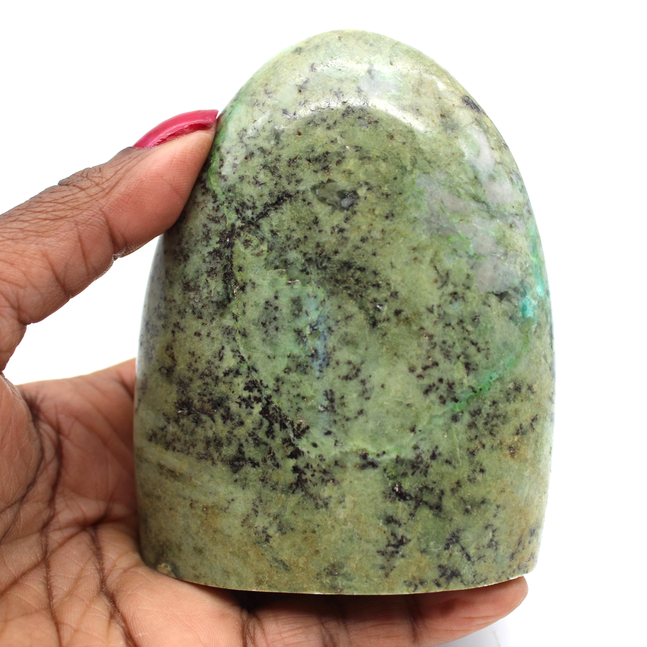 Groene veldspaat uit madagaskar