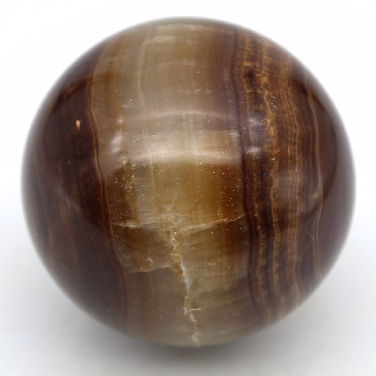 Bol van bruin calciet