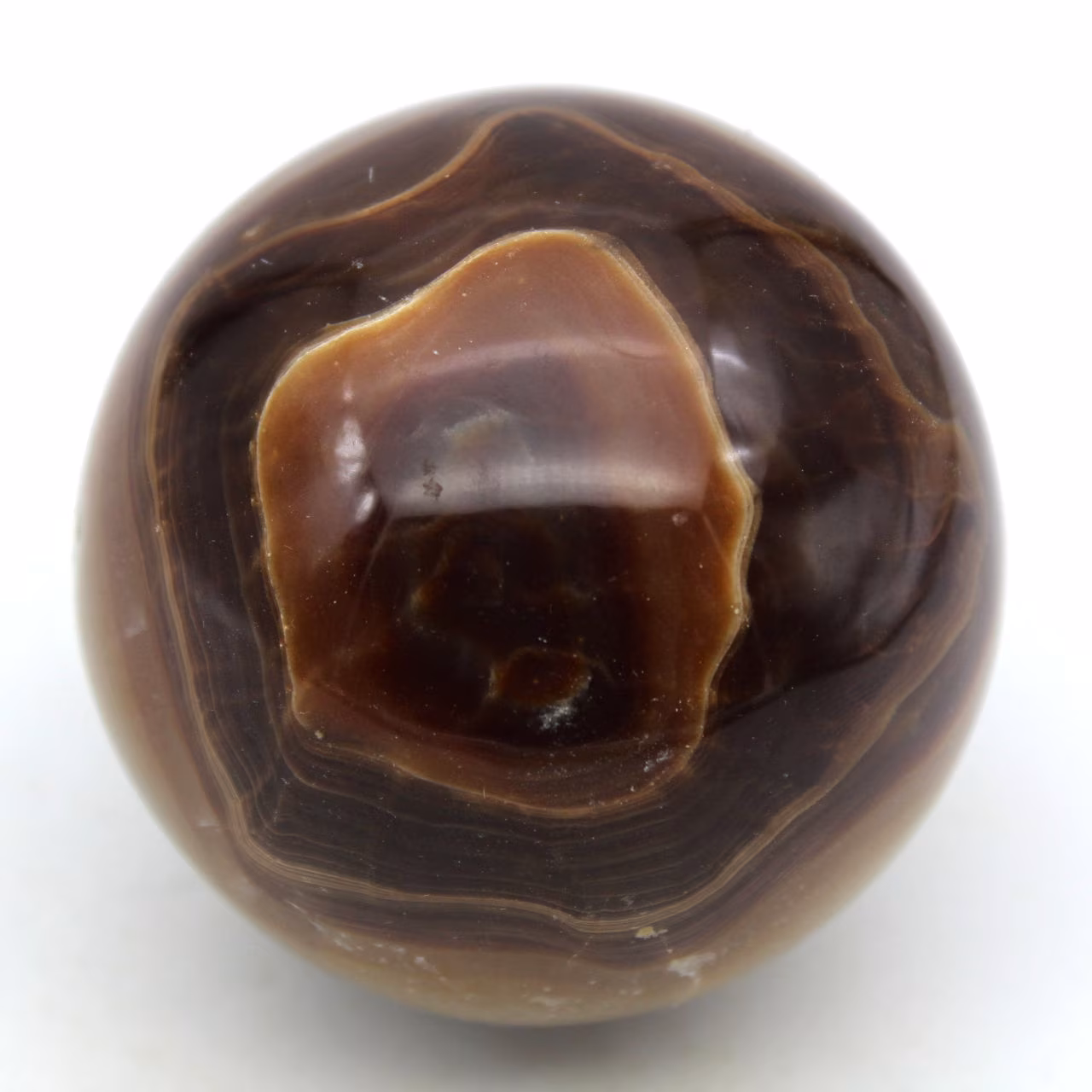 Bol van bruin calciet