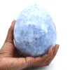 Blauw calciet mineraal ei - 0