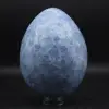 Blauw calciet mineraal ei - 2