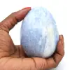 Blauw calciet mineraal ei - 0