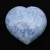 Blauw calciet hart - 2