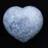 Blauw calciet hart - 2