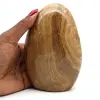 Freeform gepolijste honing calciet - 0