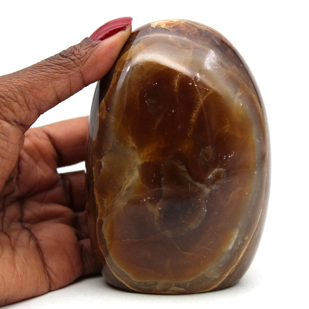 Natuurlijke honing calciet vrije vorm